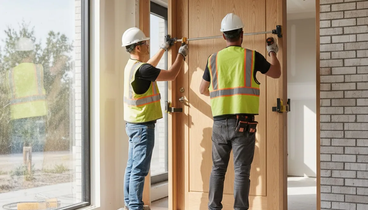 Professional door installation in Salt Lake City, UT for a siding and exterior remodeling business