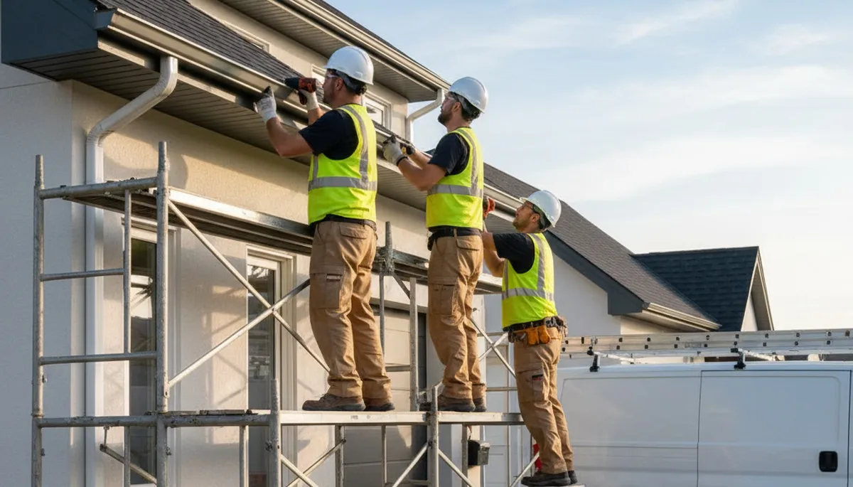 Salt Lake City gutter installation for home protection from snowmelt and heavy rain