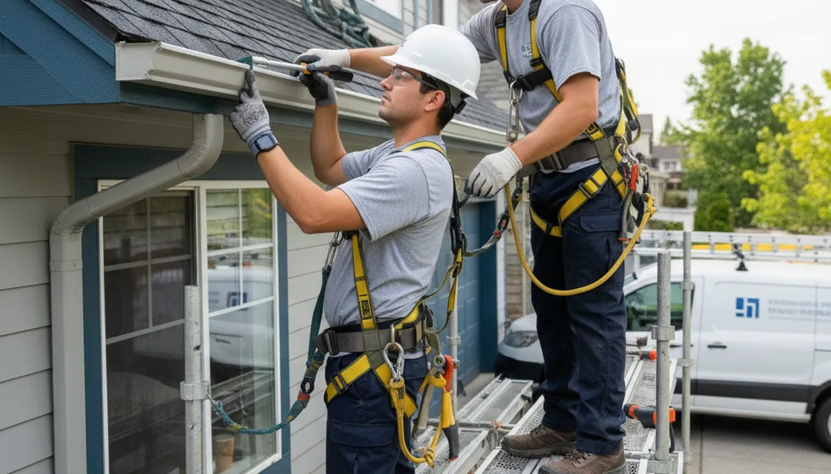 Salt Lake City, UT gutter repair for leaks, sagging, and storm damage on a residential home