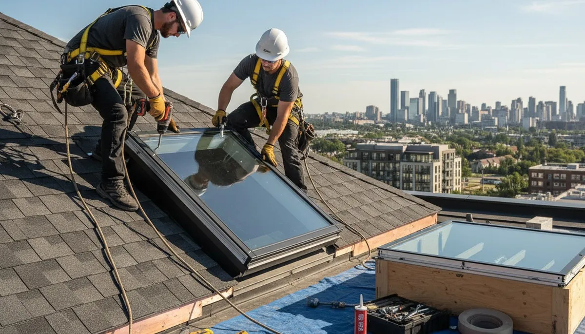 Salt Lake City, UT skylight installation by FX Remodeling & Exteriors for bright, durable homes